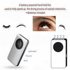 Handheld mini USB fan for eyelash extension