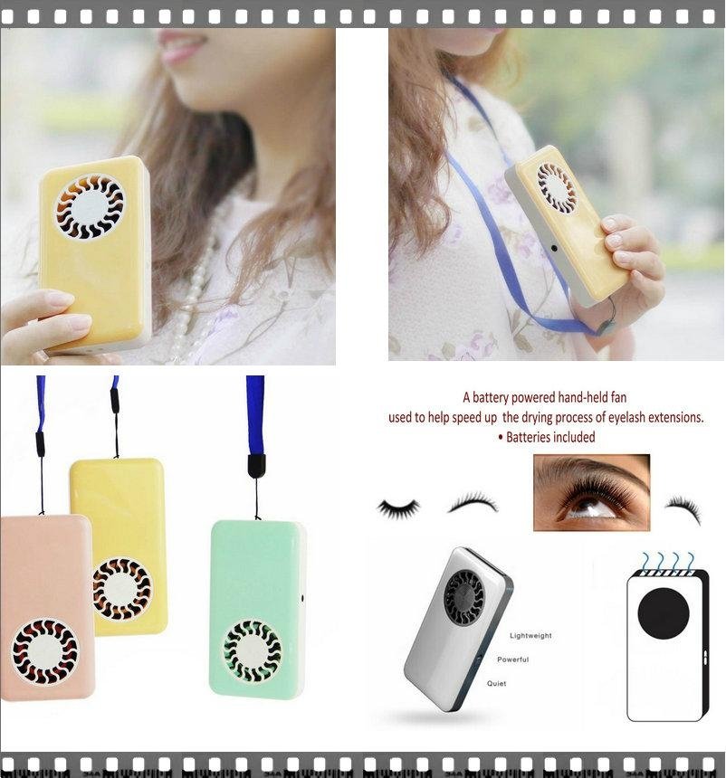 Handheld mini USB fan for eyelash extension 5