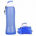 Earth friendly bpa free foldable water bottles 2