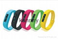 Wireless wrist watch pedometer activity and sleep tracker