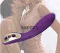 Waterproof silicon rechargeable vibrator sex toy for woman  4