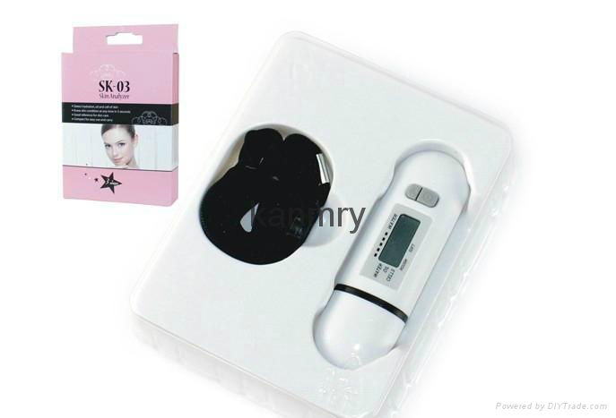 skin tester for checking skin moisture and oil  