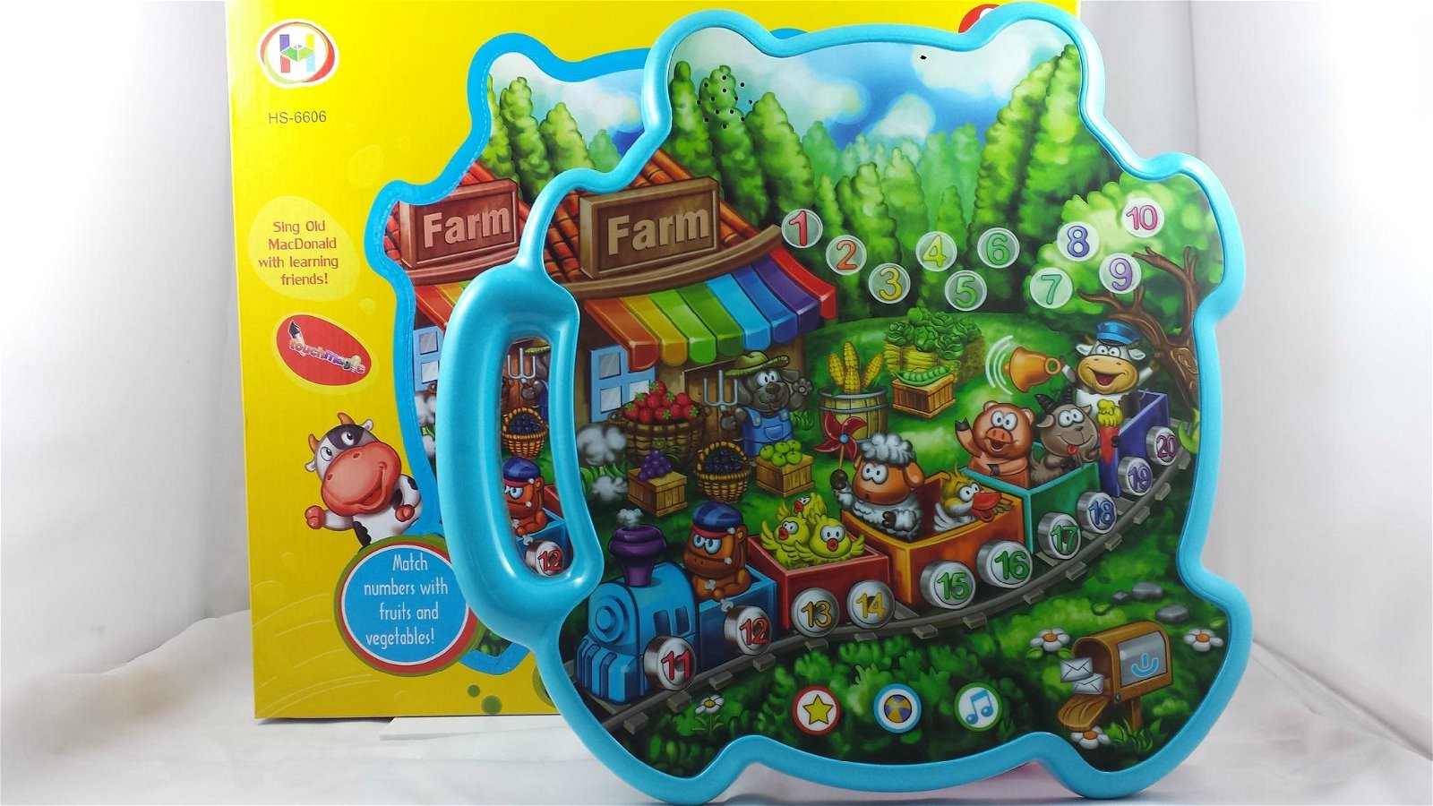 Happy animal paradise fruit early childhood learning machine touch 2