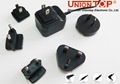 interchangeable plugs universal travel ac dc power adapter