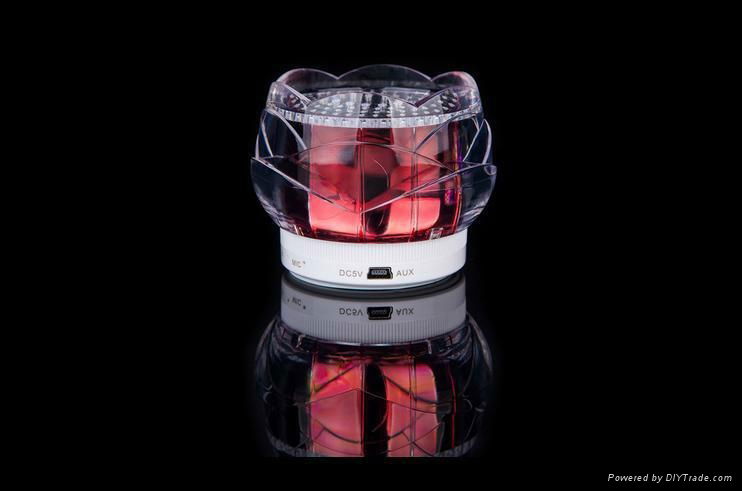  New Flash Music Crystal Rose Bluetooth Speaker 3