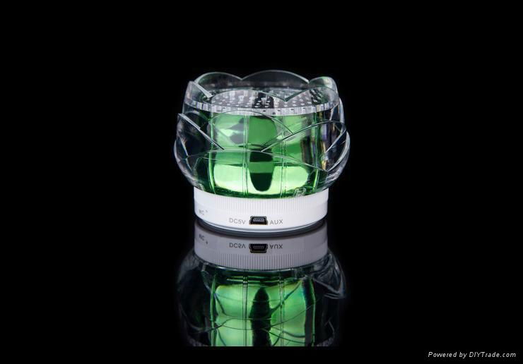  New Flash Music Crystal Rose Bluetooth Speaker 5