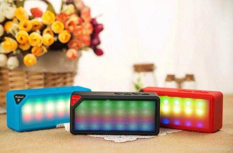 LED Bluetooth Speaker with TF card USB and hand free call
