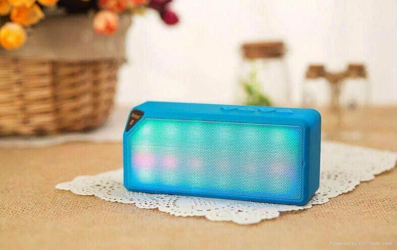 LED Bluetooth Speaker with TF card USB and hand free call 2