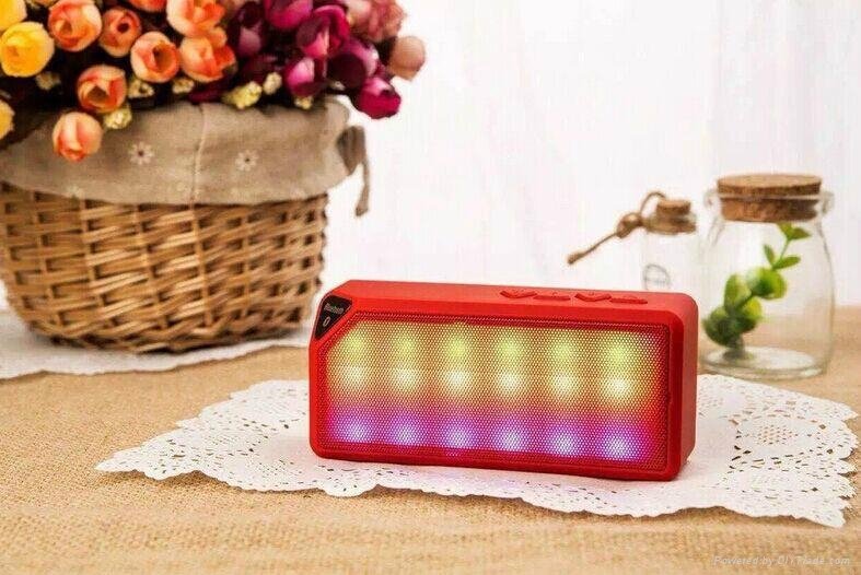 LED Bluetooth Speaker with TF card USB and hand free call 3