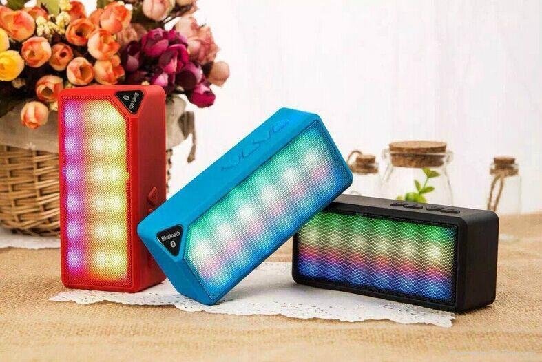 LED Bluetooth Speaker with TF card USB and hand free call 5