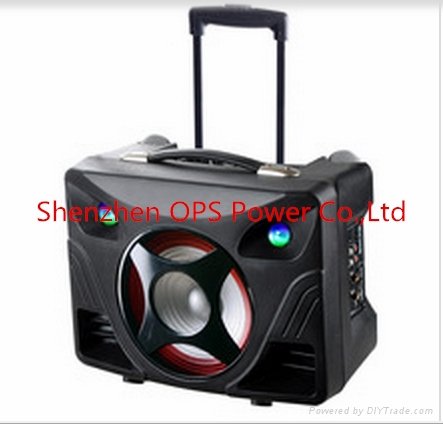 2015 hot product Featured Product Trolly Speaker With Rechargeable Battery