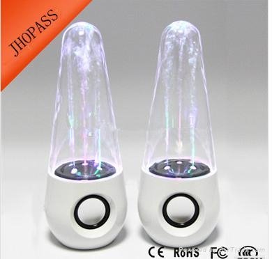 2015 bluetooth water dancing speaker with led light