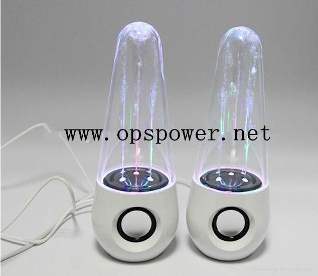 2015 bluetooth water dancing speaker with led light 2