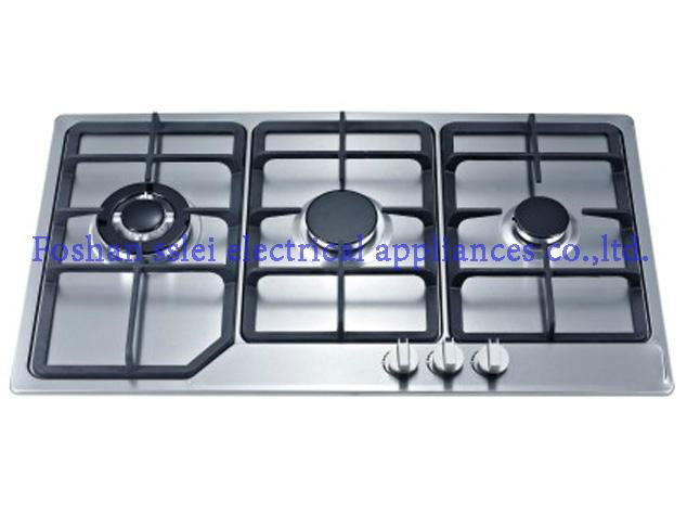 3 burners stainless steel panel gas cooker(9133S1)