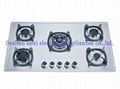 5 burners stainless steel panel gas