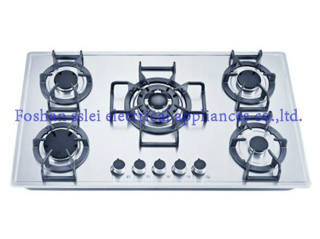 5 burners stainless steel panel gas cooker(9285S1-A/B) 2