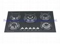 5 burners tempered glass panel gas cooker(8115A2-C/E) 1