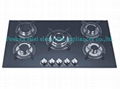 5 burners tempered glass panel gas stove(9115A1/3) 1