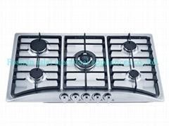 5 burners stainless steel panel gas stove(9415S1/2/3)