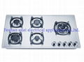 5 burners stainless steel panel gas