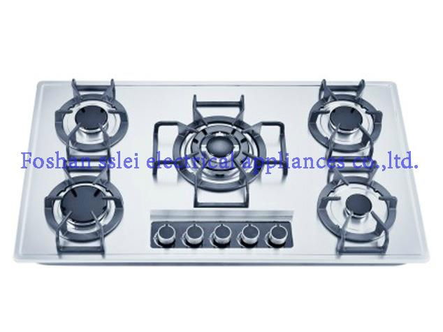 5 burners stainless steel panel gas stove(9285S2/3)
