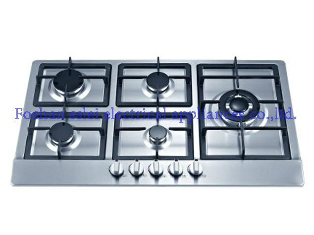 5 burners stainless steel panel gas stove(9215S1/6)