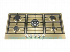 5 burners stainless steel panel gas stove(9115S1)