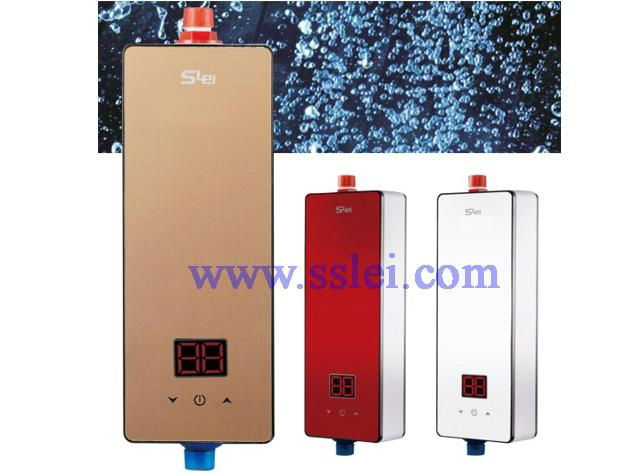 Instant electric water heater for bathroom or kitchen