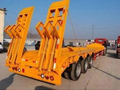 Sinotruk 3axles Semi-Trailer Low Bed