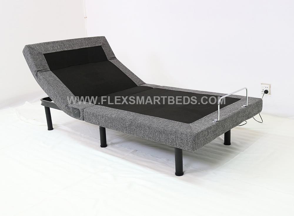 Modern Luxury Electric Adjustable Bed With Massage LED Light 3