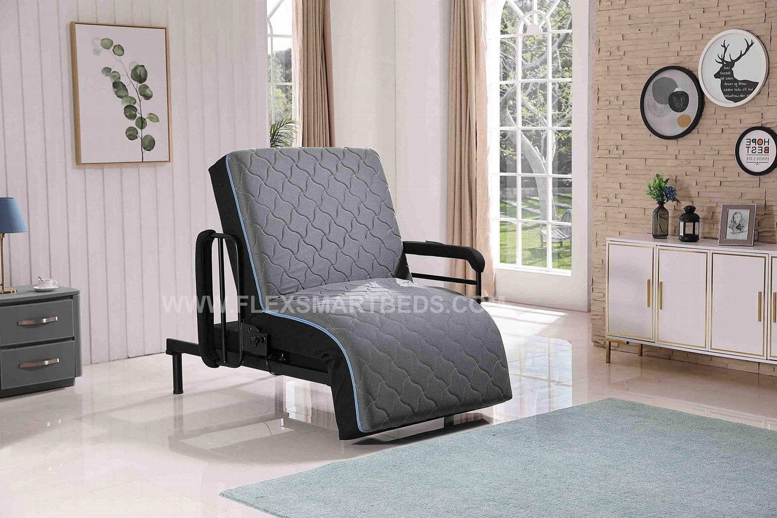 Fashion Design Electric Recliner EZ OUT Adjustable Bed Lifting Bed 3