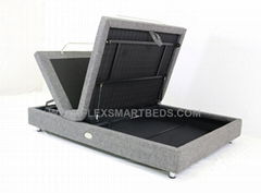 Adjustable Bed with Storage Underneath