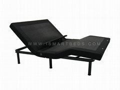 Okin Motors Massage Electric Adjustable Bed with Head Tilt and Lumbar