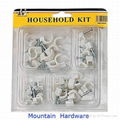 100PCS Assorted Cables Clips Kit Made in