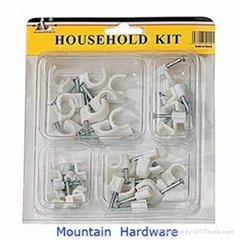 100PCS Assorted Cables Clips Kit Made in China
