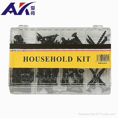 High Quality 125PCS Assorted Drywall Screw Kit Made in China