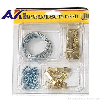 Hot Selling 34PCS Assorted Picture hanger kit Made in China