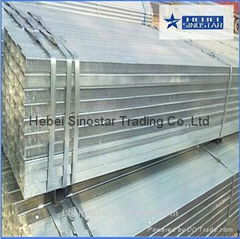 Pre-galvanized Steel Rectangular Pipes