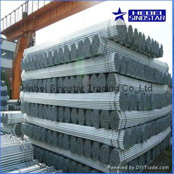 Pre-Galvanized square  round Steel thbe