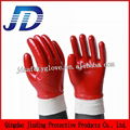 PVC nylon gardening gloves 2