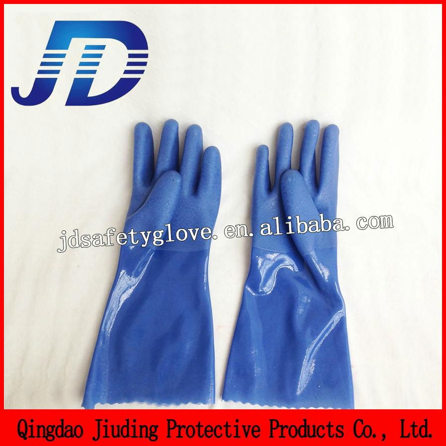 blue frosted safety working gloves 5