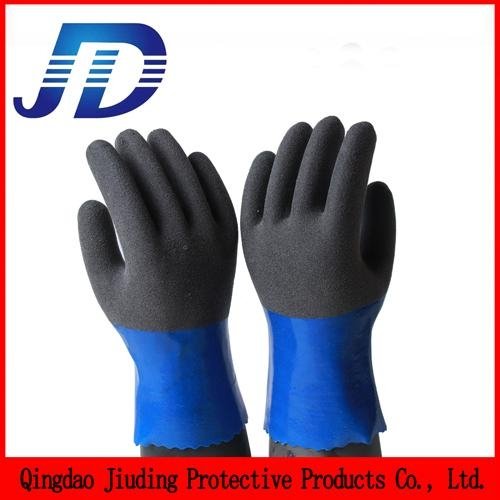 China wholesale security equipment PVC nylon core work gloves 4