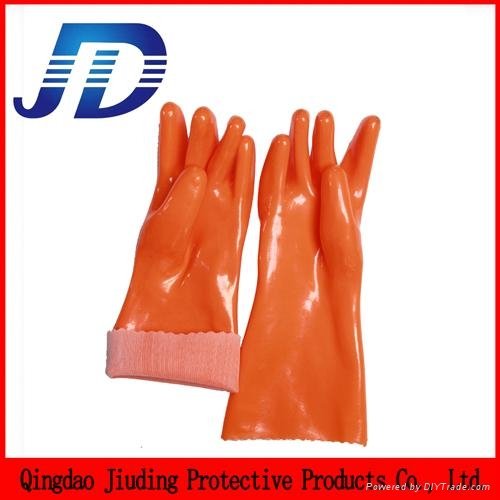 PVC mechanical working gloves nylon gloves 2