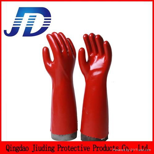 PVC mechanical working gloves nylon gloves 5