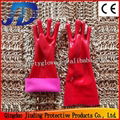 Long sleeve oil resistant household cleaning gloves 2