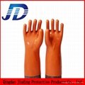 PVC double dip heavy industrial safety working gloves 5