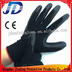 JD605 Nitrile Coated Nnylon Gloves 