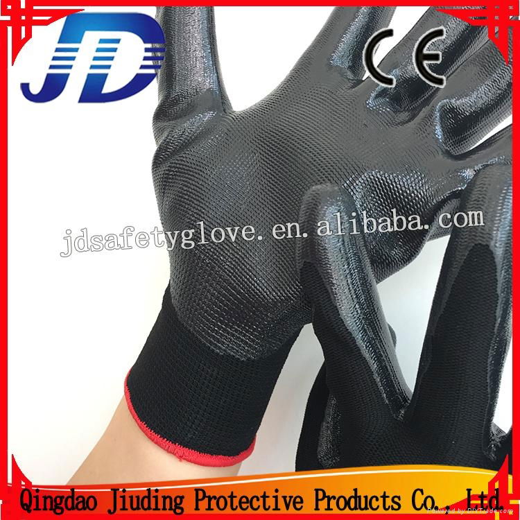 JD605 Nitrile Coated Nnylon Gloves  4