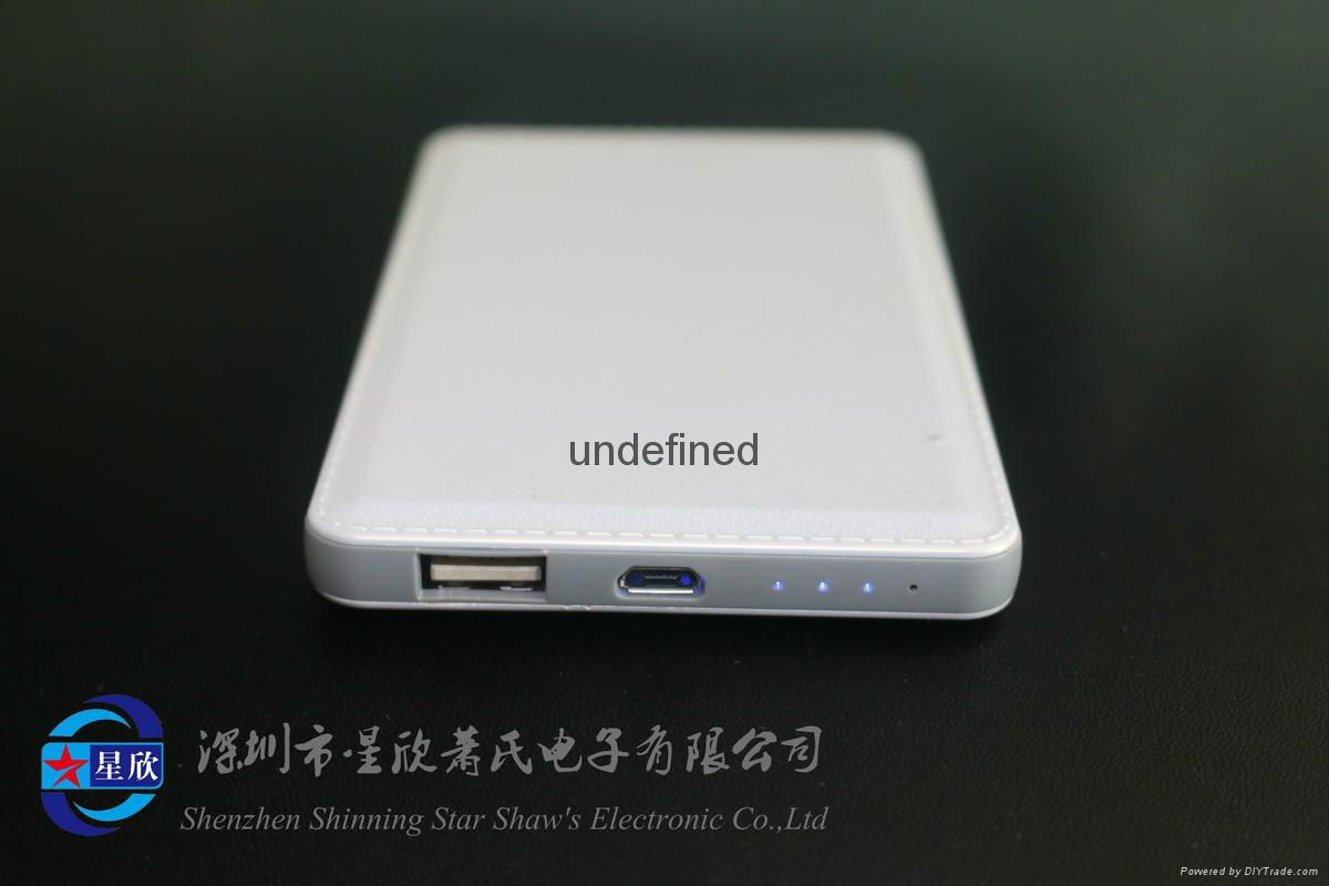 USB travel charger/Power bank /like a card of Power bank 3