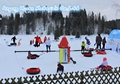 Snow ski circle for children 4